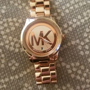 Rose gold Michael Kors watch